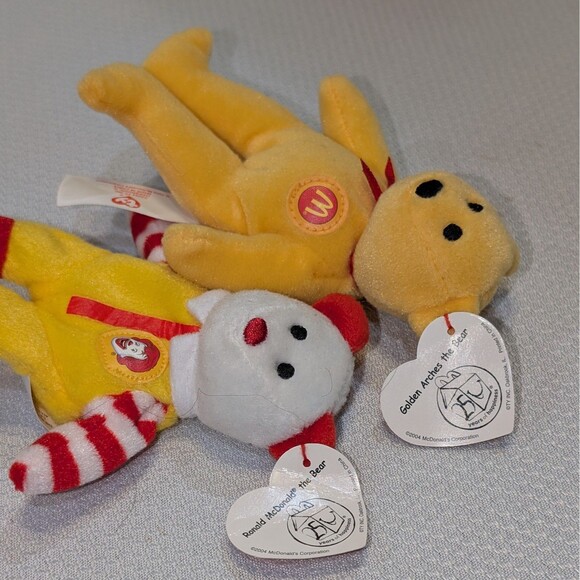 Lot Of 5 Rare 2004 TY Ronald McDonald the Bears - 25 Years of Happiness - Picture 2 of 10